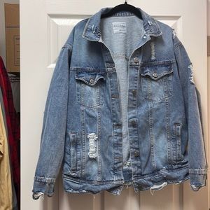 Chelsea DeBoer by Lilly and Lottie Distressed Denim Jacket